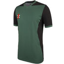 Gray Nicolls T20 Short Sleeve Cricket Shirt Green/Black