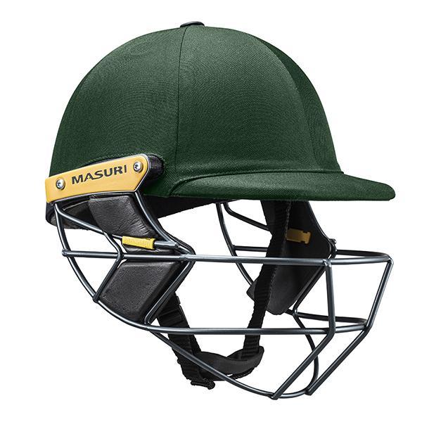 Masuri T-Line Steel Senior Cricket Helmet Green