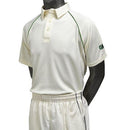 Gunn & Moore Premier Club Short Sleeve Cricket Shirt Green